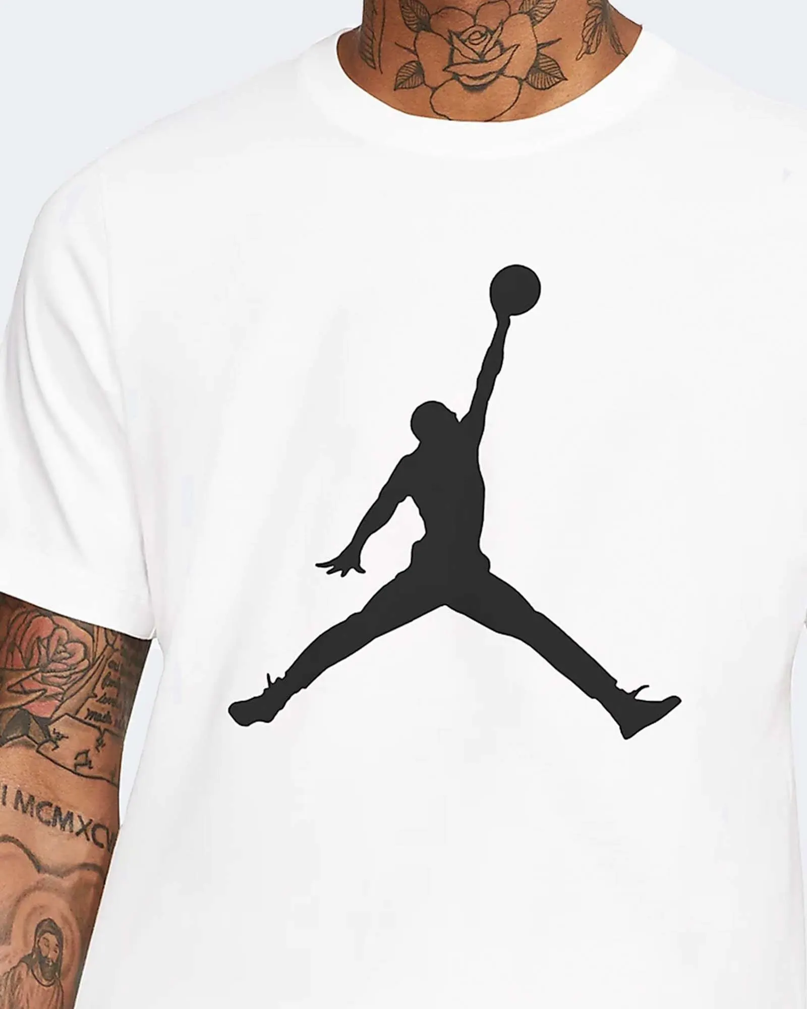 Футболка чоловіча Jordan Jumpman CJ0921-100, колір білий — фото 3 з 3