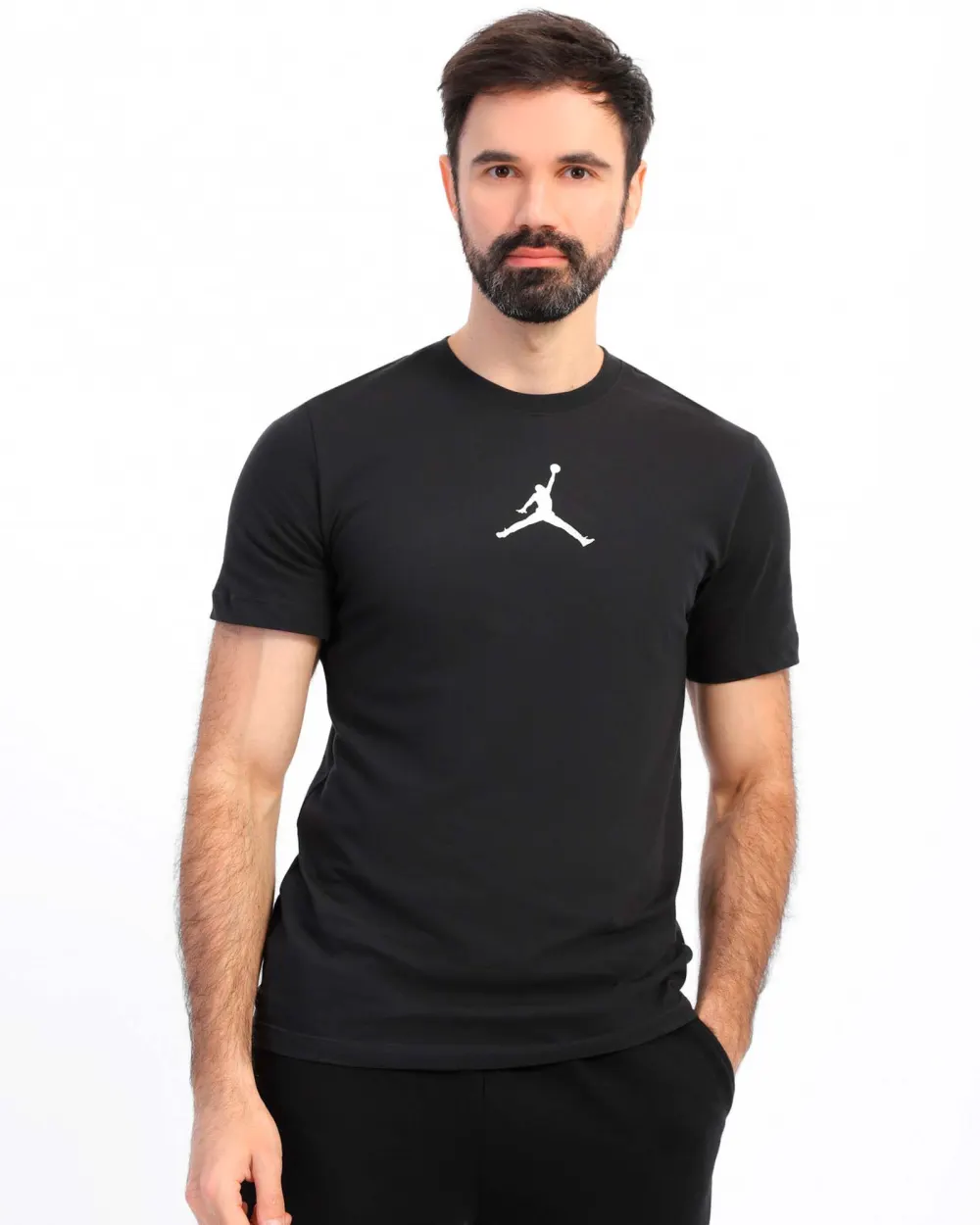Футболка чоловіча Jordan Jumpman Dri-FIT CW5190-010, колір чорний