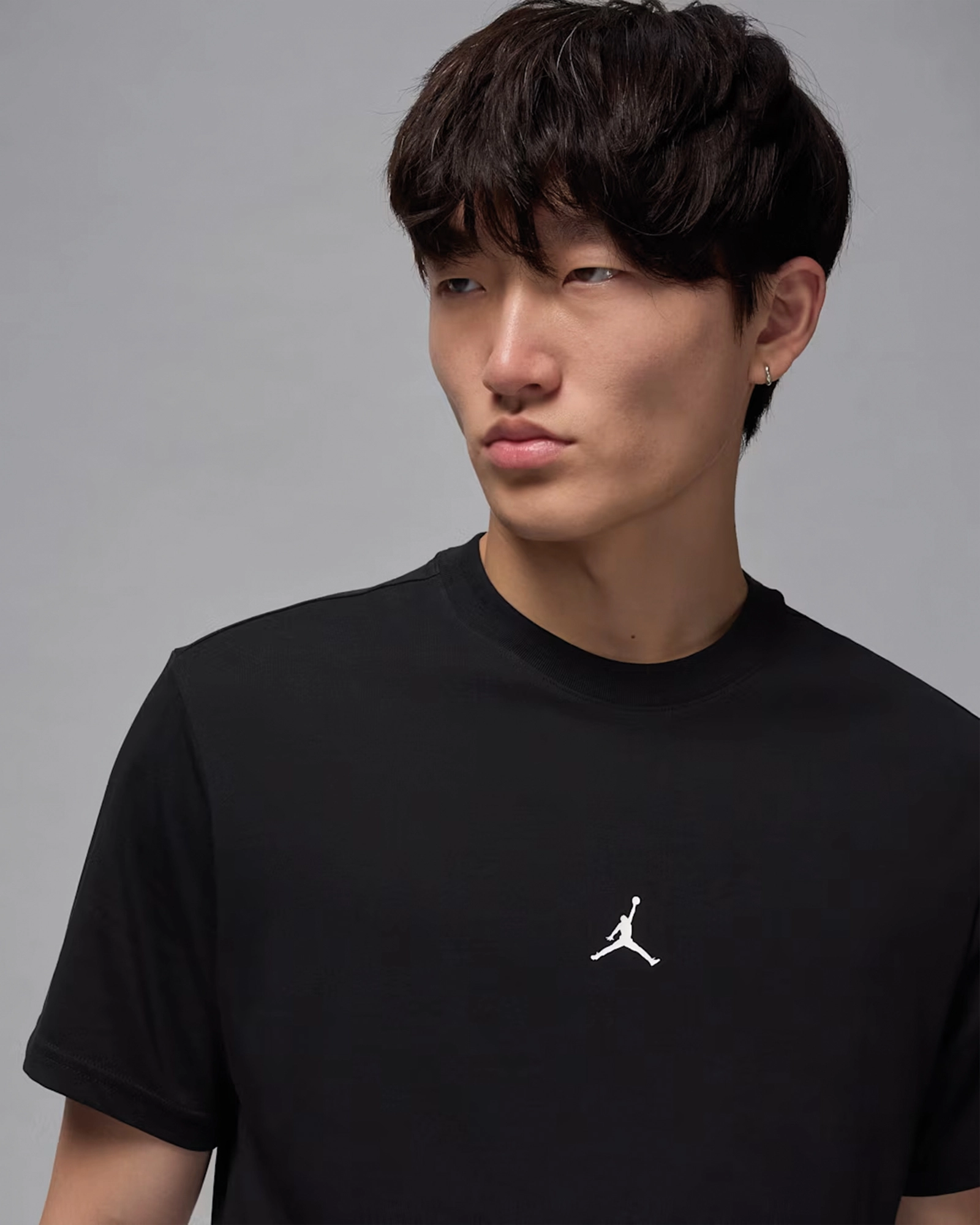 Футболка чоловіча Jordan Sport Dri-FIT Jumpman IB6757-010, колір чорний — фото 3 з 4