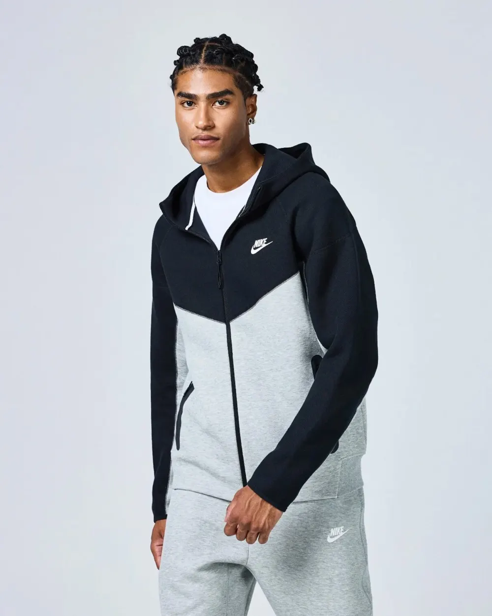 Худі чоловіче Nike Tech Fleece Fz Wr Hoodie FB7921-064, колір сірий