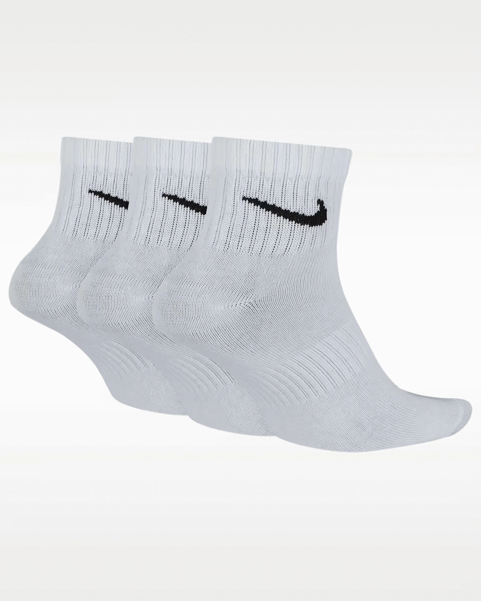 Шкарпетки Nike Everyday Lightweight Training Ankle 3pr SX7677-100, колір білий — фото 2 з 2